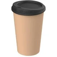 elasto Coffee-to-go-Becher 0,3 L Kaffeebecher mit Deckel robuster Mehrwegbecher, Made in Germany, BPA-frei, Teebecher, Coffee Mug, recycled Becher