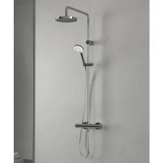 Kludi Logo Thermostat-Dual-Shower-System 6809405-00 Duschsystem, chrom