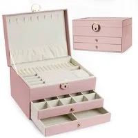 AdelDream Schmuckkasten AdelDream Schmuckkasten dreistöckige Schmuckbox