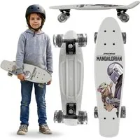 Star Wars Skateboard STAR WARS The Mandalorian Kinder Skateboard 55 cm, rutschfest