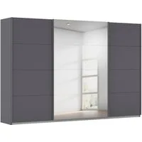 OTTO home Schwebetürenschrank Kleiderschrank Schrank Schlafzimmerschrank Garderobe AGORDO (Breiten 203/271/315/360 cm in drei Griff-Farben - NEU: Farbe SCHWARZ) Top Innenausstattung, in 4 Breiten und 2 Höhen MADE IN GERMANY