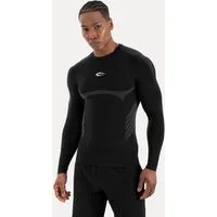 Smilodox Longsleeve Carnos, Compression Shirt Herren, Langarmshirt für Gym & Training Compression Fit, Seamless, atmungsaktiv, Body Mapping, Stretch