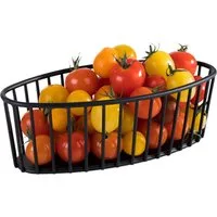 APS Brotkorb URBAN, Metall, (1-tlg), (Obst-, Gemüsekorb), stapelbar & spülmaschinengeeignet, Länge 21 cm