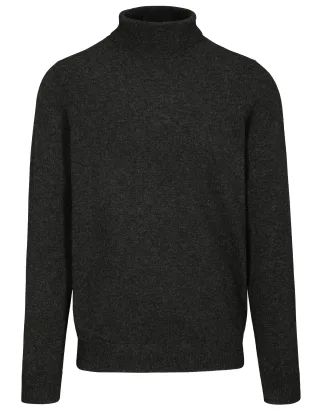 COMMANDER Finest Clothing - Rollkragen Pullover Basic,uni winter grey - Gr. - XXL