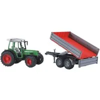 Bruder® Spielzeug-Traktor Bruder 02104 Fendt 209S mit Bordwandanhänger, ab 3 Jahren, Maße: 13 x