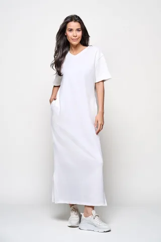 Caroline Tensen Ella Sweatkleid Off-White
