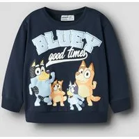Name It Sweatshirt NMMJUST BLUEY NREG SWEAT UNB NOOS SKY Baumwollmischung, regular fit