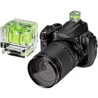 Hama Wasserwaage Kamera Standard-Blitzschuh Blitzgerät, (Einschub in Blitzschuh, 1x Libelle, für Foto DSLR SLR DSLM etc)