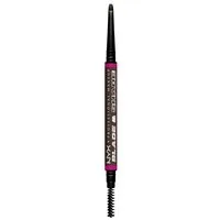 NYX PROFESSIONAL MAKEUP Augenbrauenpflege BLADE & SHADE NANO AUGENBRAUENSTIFT, zweiseitige Spitze, integrierte Bürste, wischfest.