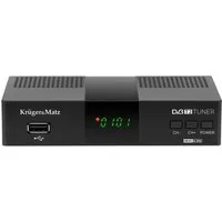 Krüger & Matz DVB-T2-Tuner mit H.265-HEVC-Decoder KM0550D DVB-T2 Receiver (7-Tage-Programmführer (EPG)