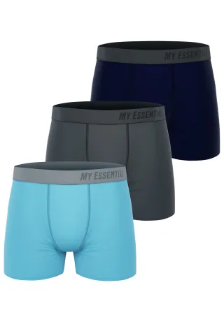My Essential Clothing Basic Boxershorts Cotton Bio Herren Shorts Unterwäsche MYE...