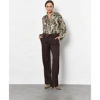 TONI Stoffhose Jenny Wide Leg mit Bügelfalten und Stretch