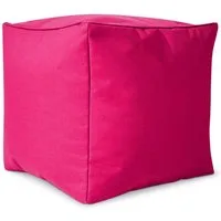 Green Bean Sitzsack Sitzsack-Hocker Pouf Cube 40x40x40cm (Hocker 40x40x40cm mit EPS-Perlen Füllung, Fußhocker Fußkissen Sitz-Pouf für Sitzsäcke), Bodenkissen für Kinder und Erwachsene - Sitzkissen Sitzhocker