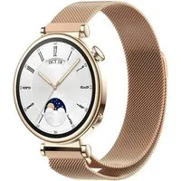 SmartUP Smartwatch-Armband für Huawei Watch GT4 46mm / 41mm Metall Milanese Edelstahl Ersatzband, rostfreier Edelstahl, zeitloses Design
