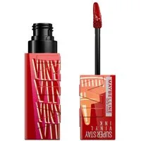 MAYBELLINE NEW YORK Lippenstift SUPER STAY VINYL INK, mit mattem Finish, flüssige Textur, bis zu 16h Halt