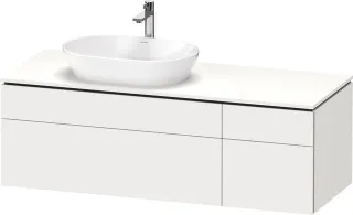 Duravit L-Cube Konsolenwaschtischunterbau wandhängend Weiß Supermatt 1420x550x482 mm - LC48770848400 LC4877084840000
