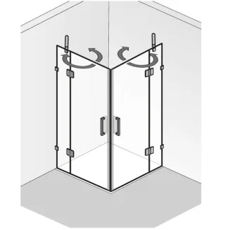 HSK Aperto Pur Eckeinstieg. 4-teilig, AOP.126 AOP.126