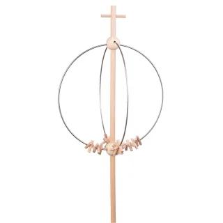 Osterbaum mit Kreuz und Stab, 1,10 m
