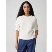 OPUS Sweatshirt Guschel aus Sweatware mit Piqué Optik Raglanärmel, weicher Griff, Casual – ideal für Alltag und moderne Look