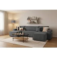 OTTO home Wohnlandschaft CASSI U-Form, 311cm - OTTO. Verlässliche Qualität., Schlaffunktion (133/200), Bettkasten, Tonnentaschen-Federkern, Cord