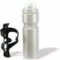 Dunlop Fahrrad-Flaschenhalter DUNLOP Fahrrad-Trinkflasche inkl. Halterung