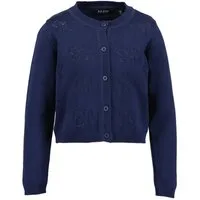 Blue Seven Strickjacke Mädchen Strickjacke aus Baumwolle mit Schmetterlingsmuster