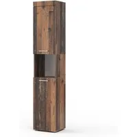 Vicco Hochschrank Luna, Oldstyle, 37 x 190 cm (1-St)