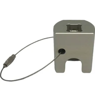 Dreikant-Adapter | Innenvierkant für Mini-Kupplungsschlüssel 2.0 | leichtes Aluminium | mit verschraubten Stahlseil | DIN 3223 | robust | langlebig