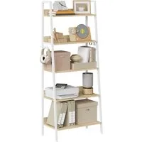 Woltu Standregal, 1-tlg., Leiterregal mit 5/6 Ebenen Standregal Industrie Stil