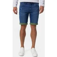 Indicode Jeansshorts Herren INZalento Jeans Shorts Herrenshorts aus elastischer Baumwoll-Qualität