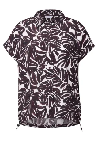 Cecil - Gemusterte Bluse rot - Gr. - XL