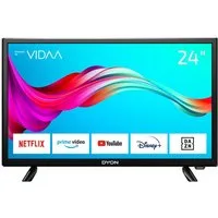 Dyon Smart 24 VX LED-Fernseher (60 cm/24 Zoll, HD-Ready, Smart-TV mit LAN-Anschlussmöglichkeit, 24" HD Smart-TV mit Portal, Triple Tuner, CI+, LAN/WiFi & Hotelmodus)