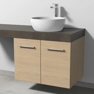Sanipa Waschtischunterbau mit Türen 2morrow (G1362) 510x700x520 Eiche-Nordic, G136248 G136248