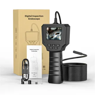 Inskam 8.0mm Industrial Endoscope with HD Camera 2hr Battery Life IP67 Waterproof 2.4-inch IPS Screen for Automotive Ins