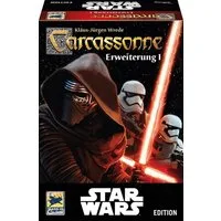 Hans im Glück Spiel Carcassonne, Kartenspiel, Star Wars Edition Erweiterung 1, Familienspiel