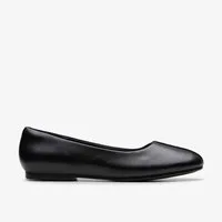 Clarks Clarks - Livia Lily Black Leather - Schwarz Ballerina