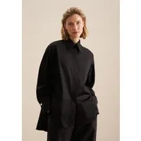 seidensticker Longbluse Schwarze Rose 1/1 Kragen Uni