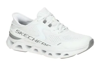 Skechers 150510 WHT Damen sportliche Halbschuhe Wei? Air Cooled Memory Foam