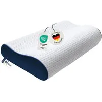 casimum Nackenstützkissen Orthopädisches Nackenkissen ERGO VARIO, 60x30cm, höhenverstellbar, Füllung: Memory Foam (Memory Schaum), Bezug: Ohne, Seitenschläfer, Rückenschläfer, ergonomisches Nackenkissen, orthopädisches Kissen