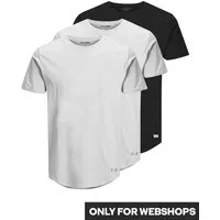 Jack & Jones Rundhalsshirt JJENOA TEE SS CREW NECK 3PK MP NOOS (Packung, 3-tlg., 3er-Pack)