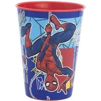 Storline Kinderbecher Spiderman 260 ml Trinkbecher für Kita & Frühstück, Plastik