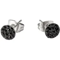 Firetti Paar Ohrstecker Schmuck Geschenk Ohrschmuck rund, mit Kristallstein
