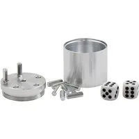 BestSaller Spiel Würfelspiel Aluminum, 36 Spielstäbchen & 2 Würfel SUPER SIX, Würfelspiel, 36 Spielstäbchen & 2 Würfel
