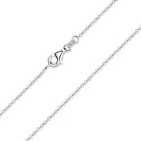 Materia Silberkette Damen Ankerkette Silber fein 1,2mm 40-80cm K30, 925 Sterling Silber