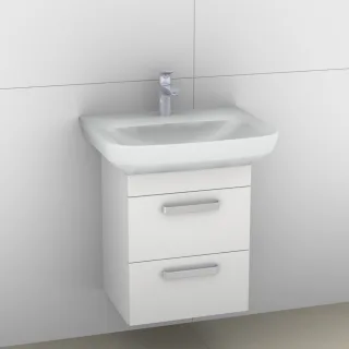 Artiqua 414 Waschtischunterschrank für Sentique 514360 Weiß Hochglanz, 414-WU2L-V11-7016-68 414-WU2L-V11-7016-68