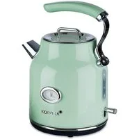 KORONA Wasserkocher Retro Wasserkocher 20665, 1.7 l, Vintage Design, Retro Optik, Pfeifkessel Optik