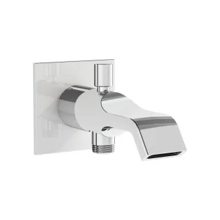 VitrA Suit Wanneneinlauf mit Handbrausanschluss Wandmontage Ausladung Auslauf 15 cm Chrom,A42918 A42918