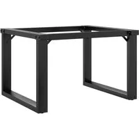 vidaXL Tischbein Couchtischbeine O-Gestell 60x40x38 cm Stahl