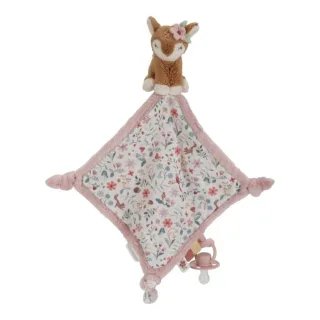 Little Dutch Baby Schnuffeltuch mit Hirschprint in Rosa - Fairy Garden