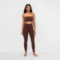 cfab (creamy fabrics) Shapingleggings Seamless Shaping Leggings-Braun-M (1-tlg)